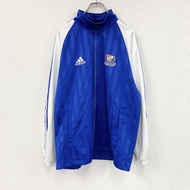 adidas橫濱水手隊運動外套/球衣，藍色，L碼，古著