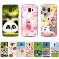 B10-Cute Thing Gather theme Case TPU Soft Silicon Protecitve Shell Phone Cover casing For Samsung Galaxy j2 core 2018/2020/j2 pro 2018/j4 2018