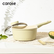 CAROTE Collection Non Stick Saucepan Milk Pan With Lid Terra Light Green 18cm Spout Induction Gas