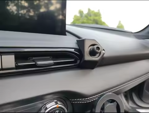 Magnetic Phone Mount for Mazda MX5 ND1/ND2/ND3, ABS Material, Left-Hand Drive Car Car Accessory