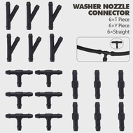5M/1M Car Wiper Blade Pipe Windshield Wiper Tube with 30/3Pcs T/Y/I Type Splitter Windshield Washer 