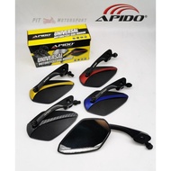 Side Mirror APIDO Carbon Universal RS150 Y15 Ysuku FZ150 RFS150 VF3i LC135 EX5 Dream NVX Nmax RSX150