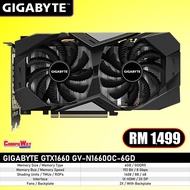 GIGABYTE GTX1660 OC GV-N1660OC-6GD 6GD5 (2 FAN/1408 CUDA/88 TMU/48 ROP/192 BIT/8Gbps) GRAPHIC CARD