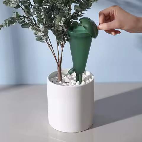 Funnel Shape Watering Dripper Auto Drip Irrigation Automatic Dripper Flower Pot Waterer For Plants F