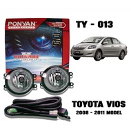 Toyota Vios / toyota Yaris 2008 - 2011 Foglamp, Foglight, Assembly SET, car accessories, toyota car