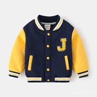 Boys Autumn Winter 2025 Children's Collar Thickened One Piece Baseball Hair Top Sports One Piece v S