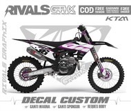 DECAL KTM 2023 2024 125/250/300/450 EXC SIXDAYS CUSTOM DESIGN 7