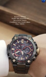 🔴狀態極佳G-Shock MRG-B2000 ✅️- '赤備' MRG-B2000B-1A4🔥
二手中古 CASIO G-Shock MRG系列 MRG-B2000B-1A4 
-採用將領所穿的赤紅色