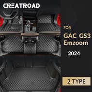 Floor Matting Car Floor Mats For GAC Trumpchi GS3 Emzoom 2024 Custom Auto Foot Pads Automobile Carpe