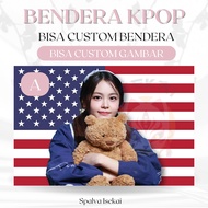 KPOP CARMEN H2H HEARTS2HEARTS Flag KPOP Flag/ KPOP AMERICAN Flag/ KPOP Tapestry/ Kpop Tapestry/ Bann