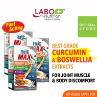[3 Boxes] LABO Nutrition FlexC MAX EX Turmeric Curcumin Extract 95% Tetrahydrocurcuminoids - Joint B