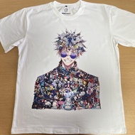 Áo thun Gojo Satoru (Jujutsu Kaisen) chất liệu cotton 100% màu đen hoặc trắng phiên bản có màu từ Tu