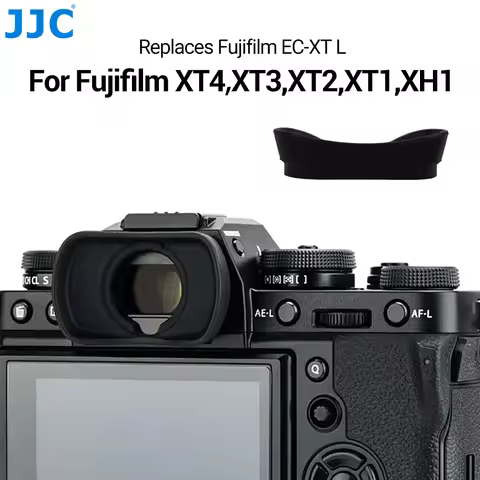 JJC EC-XT Soft Silicone Eyepiece Eyecup Viewfinder Eye Cup for Fujifilm X-T5 X-H2 X-T4 X-T3 X-T2 X-T
