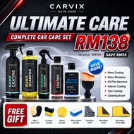 CARVIX | Ultimate Care Package Car Wash Set Nano Car Wash Shampoo Nano Coating Car Coating Spray