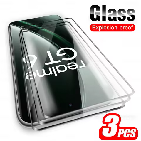 3Pcs Curved Protective Glass For Realme GT 6 6T Neo6 SE Tempered Glass RealmeGT6 GT Neo 6 SE GT6 Neo