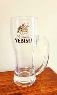 [全新未用] Yebisu 惠比壽 有耳 啤酒杯 玻璃杯 水杯 ** 另有Suntory Asahi Sapporo Hoegaarden Kirin 麒麟 Stella 嘉士伯 1664 藍妹 百威 生力等啤酒產品出售