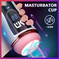 Male Masturbator Automatic Telescopic Rotating Aircraft Cup Electric Masturbation Cup Real Vagina Se