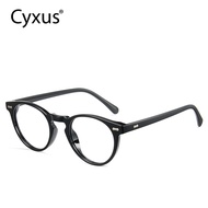 Cyxus Anti Blue Light Computer Glasses for Blocking UV Eye Strain Headache Eyeglasses Vintage Round 