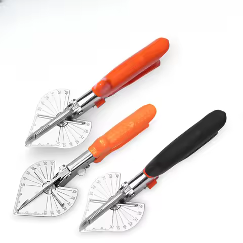 Multi-angle Bevel Scissors Angle Shear 45-135 Degree Angle Mitre Siding Wire Duct Cutter with 10 Rep
