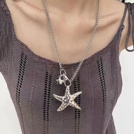 361 Star Dressed Subculture Spice Girl Waste Design Chain Silver Niche Clavicle Female Retro Style N