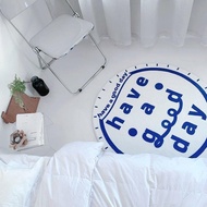 [in stock] Modern minimalist round faux cashmere carpet for home use in the living room, bedroom, or