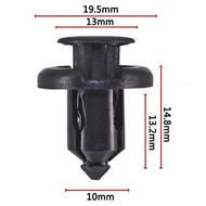 Mazda 6/12/25 Pcs 10mm Push Button Clip Front Rear Bumper Trim Retainer Rivet Fastener Clip Universa