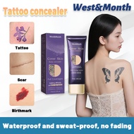 New Arrival West&Month Waterproof Body Tattoo Concealer 74ml Covering scars, birthmarks, tattoos Pen