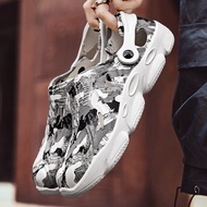 TRSOYE 2024 แฟชั่นขนาด46 47 48รองเท้าแตะสำหรับผู้ชายรองเท้าหลุมรองเท้าแตะแนวโน้มรองเท้าชายหาดเกาหลีร