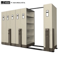 [S7] ALBA MF-AUM-102 Mobile File Mekanik 30 Compartment