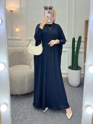 GAMIS JUMBO WANITA MUSLIM KAOS RAJUT KNIT TERBARU DAN TERLARIS BAYAR DITEMPAT