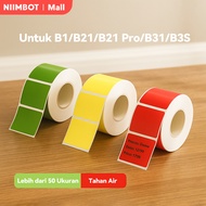 MESIN NIIMBOT B1/B21/B31/B4 Colored Label Paper Suitable for Label Machines