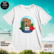 ITALY SOUVENIR T-SHIRT 1 WEAR ORIGINAL ITALY LABELTAG PREMIUM GIFT SOUVENIR CLOTHES