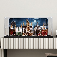 [Transparent Display Box] Acrylic Display Box Suitable for Lego 76457 Harry Potter Hogmode Village F