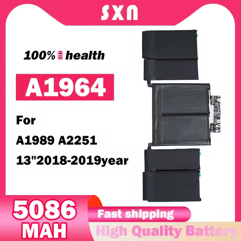 A1964 is suitable for Apple laptop battery MacBook Pro 13 inch A1989 2018 A2251