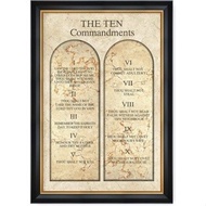 The Ten Commandments Wall Decor Giclee Prints Canvas