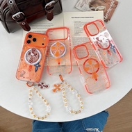 Kitty Cross Magsafe Magnetic phone Case Suitable for iPhone 17 Pro Max iPhone 16 Pro Max Protective 