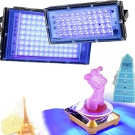 220V 50W 300W LED Ultraviolet UV curing lamp 395nm 365nm 405nm UV Glue Printing Spraying Painting Re