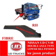 J127S01 NISSAN UD CV48 DOUBLE AXLE TYPE LOWER SILL FENDER FIBRE TYPE