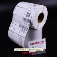 A6 Thermal Sticker 100x150mm / Airway Bill Sticker / Shipping Label / AWB Sticker / Waybill Thermal Sticker
