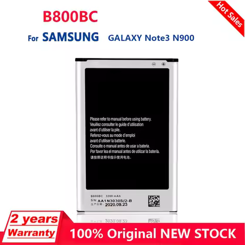 Genuine B800BC B800BU B800BE Battery 3200Mah For Samsung Galaxy Note 3 Note3 SM N900 N9002 N9005 N90