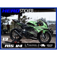 Yamaha R15 V4 Decal Sticker, R15 V4 Decal Sticker R15 V4 Line Variation. Custom 13A