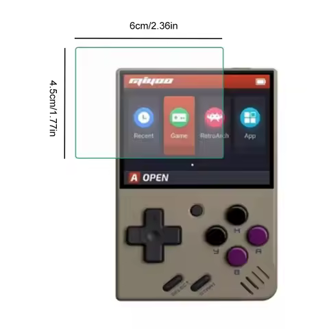 9H HD Tempered Glass Screen Protector Cover Protective Film for Miyoo Mini / Miyoo Mini V4 Accessori