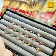 【VSBEGVS】 Kaset Thong Mall, 96.5% Gold Ring, Various Fancy Designs, Weight 1 Gram.
