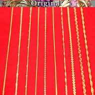 The new wild 916 gold single chain gold necklace gold female ethnic style 916 jewelry clavicle neckl