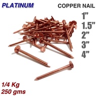 1/4kg 250g | Copper Nail | Pako ng Bangka Bronse | Pakong Bronze | Sold Per 1/4kg