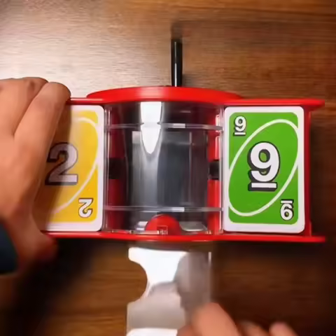 UNO Card Game Handheld Automatic Shuffling Device for Anti-Cheat Convenient and Practical Home Game 