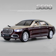 【big-discount】 1:24 Alloy Metal Car Model Diecast Metal Vehicles Car Model High Sound For Benz Mayba