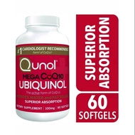 Qunol Mega CoQ10 UbiQuinol 100 mg 60 soft