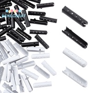BENECREAT 1Box 100pcs Aglet Tip Shoelace Tips Head Shoelace Ends Brass Repair Aglets 23x6mm Aglets R