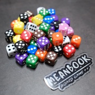6 Solid Dice Size 16 mm. For D6 TRPG DND Games Board Design